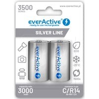 Akumulatorki C 3500 mAh EVERACTIVE Silver Line (2 szt.)