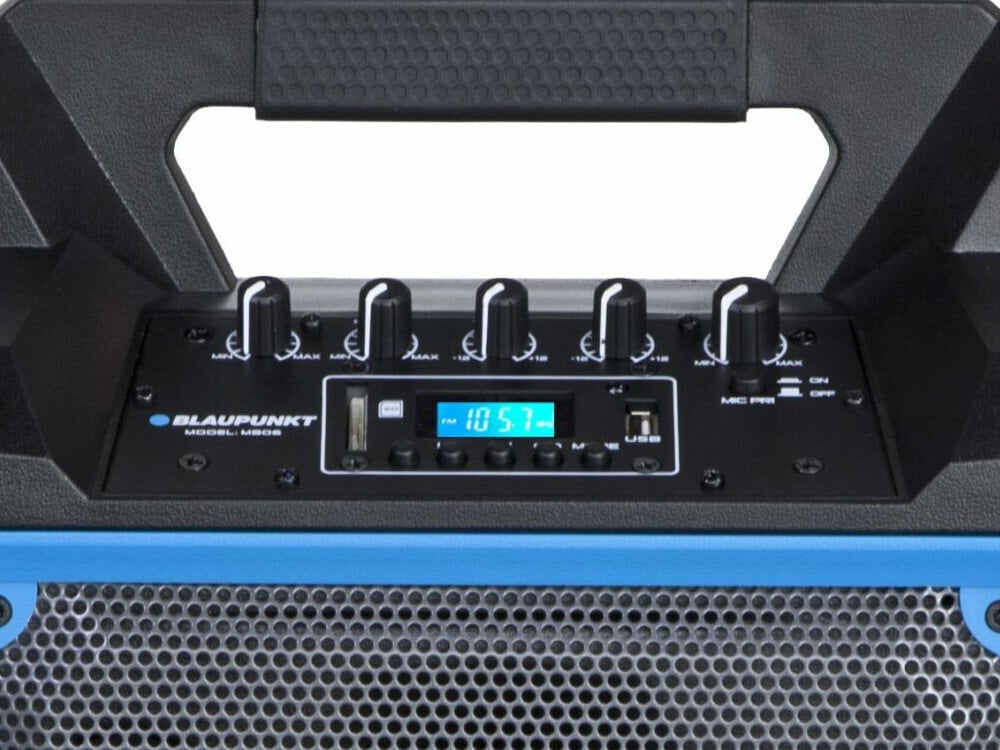 Power audio BLAUPUNKT MB06 Czarny equalizer tryby regulacja basów sopranów