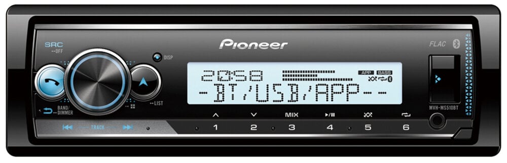 Radio samochodowe PIONEER MVH-MS510BT - ogólny