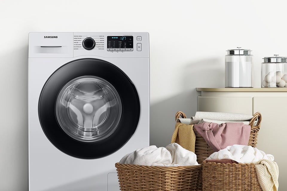Czternaście programów prania i duży załadunek zapewniają ogromną funkcjonalność pralki Samsung WW11BGA046AE/EO
