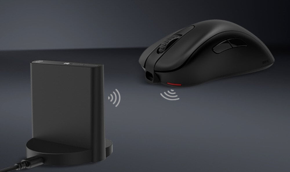 Mysz ZOWIE EC3-CW łączność bateria żywotność ładowanie nadajnik