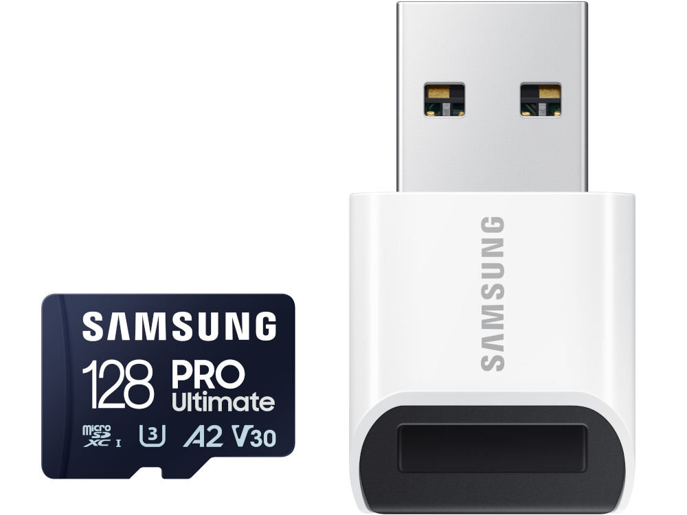 Karta pamięci SAMSUNG Pro Ultimate microSDXC 128GB + Czytnik