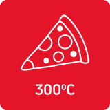 Funkcja Pizza 300°C