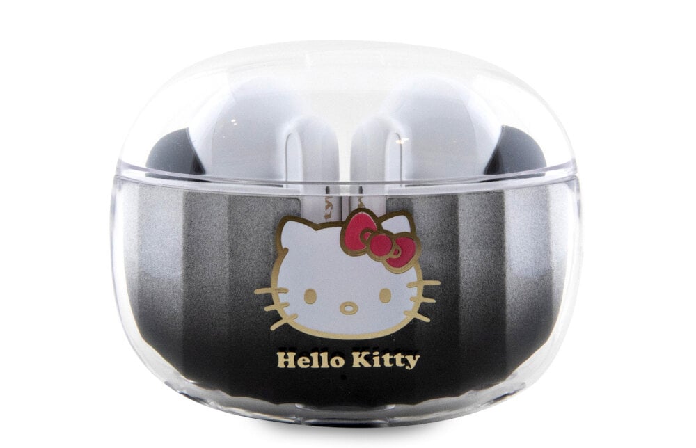 Słuchawki dokanałowe HELLO KITTY Kitty Head Logo bluetooth połączenie zasięg stabilność