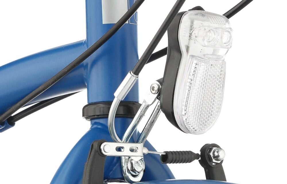 Rower miejski DAWSTAR Citybike S7B 28 cali damski Granatowy oswietlenie roweru przednie tylne oswietlenie LED zasilane przez dynamo wymagane przez prawo drogowe