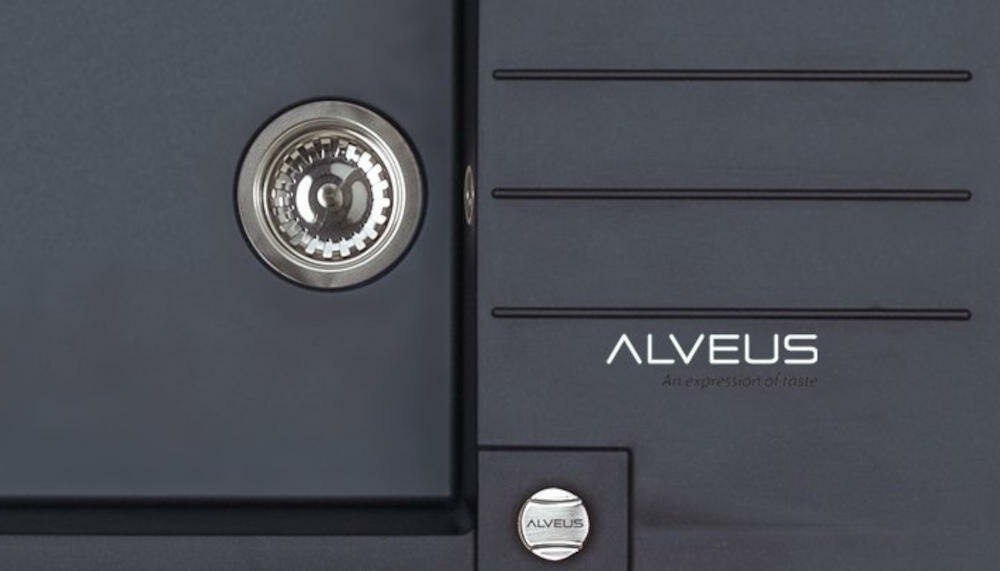 ALVEUS-ROCK zlewozmywak mycie funkcjonalny praktyczny nowoczesne wzornictwo komora odporny zarysowania wysokie temperatury uderzenia