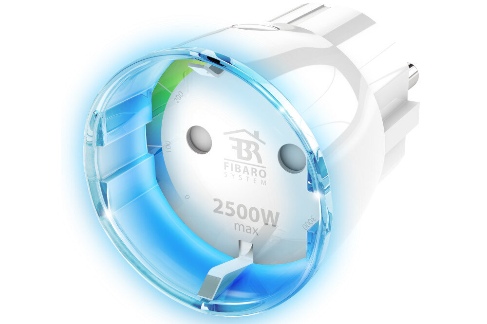 Gniazdko FIBARO FGWPE-102 ZW5 Wall Plug Wi-Fi najmniejsze urządzenie nowoczesny design
