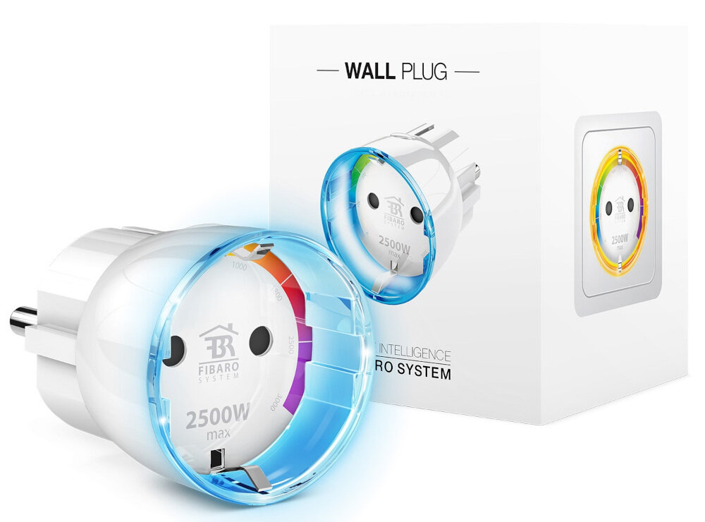 Gniazdko FIBARO FGWPE-102 ZW5 Wall Plug Wi-Fi nie wymaga montażu przejrzysty czytelny interfejs systemu