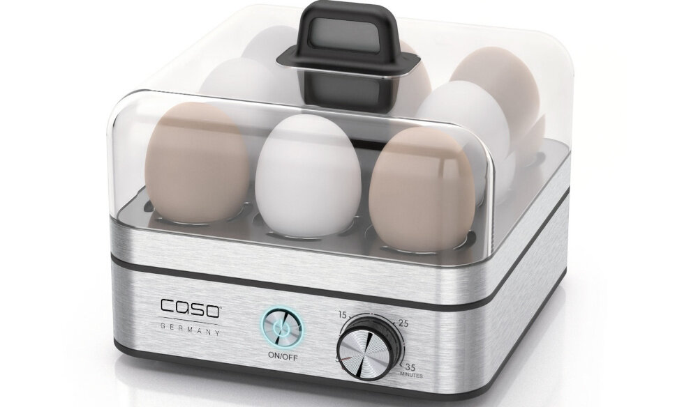 Jajowar CASO GERMANY ED10 wyglad obudowa design przygotowanie do 9 jajek