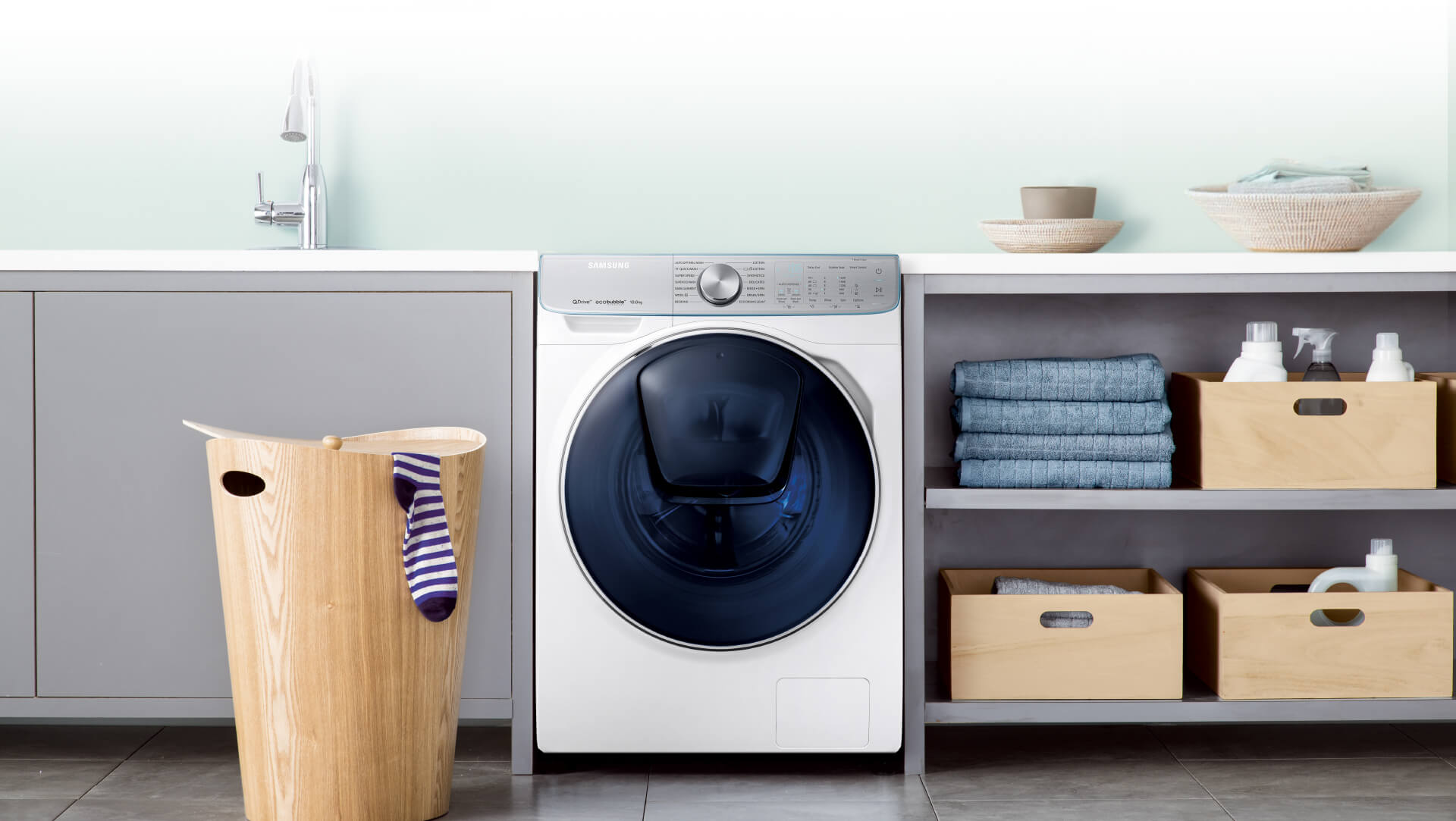 Silnik Digital Inverter w pralkach Samsung zapewnia wydajność energetyczną. Pralce Quick Drive przyznano najwyższą klasę energetyczną A+++