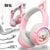 Słuchawki ONIKUMA B5 CAT Różowy