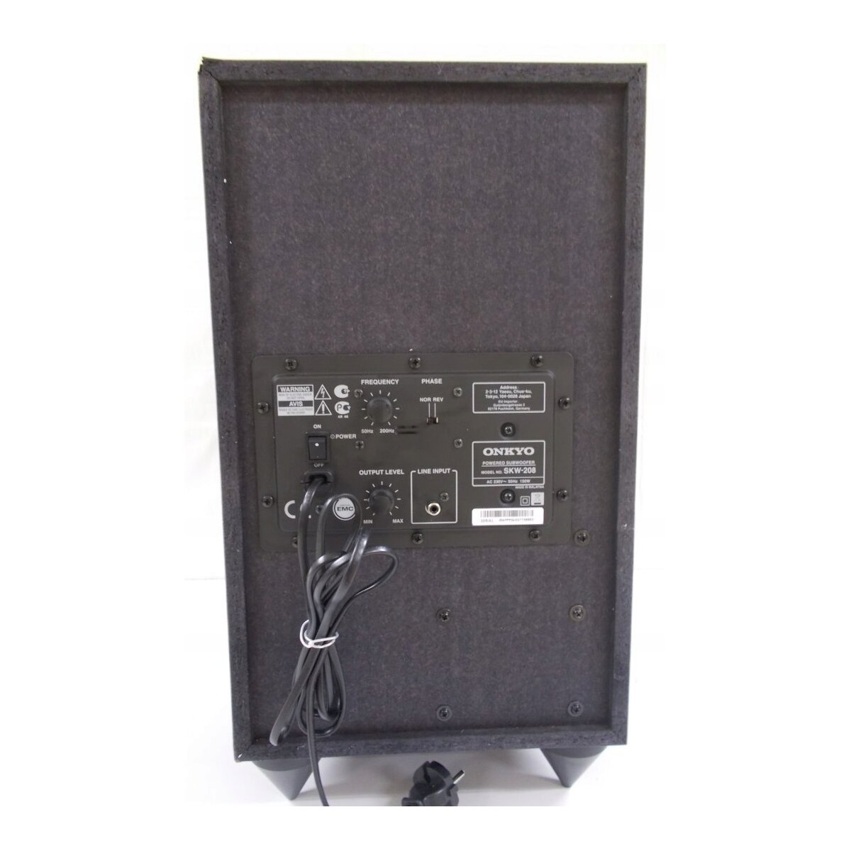Subwoofer ONKYO SKW208B Czarny sklep Avans.pl