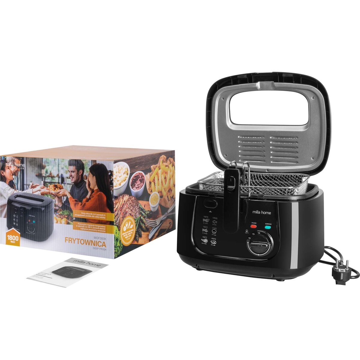 Frytkownica MILLA HOME MOF300K sklep Avans.pl