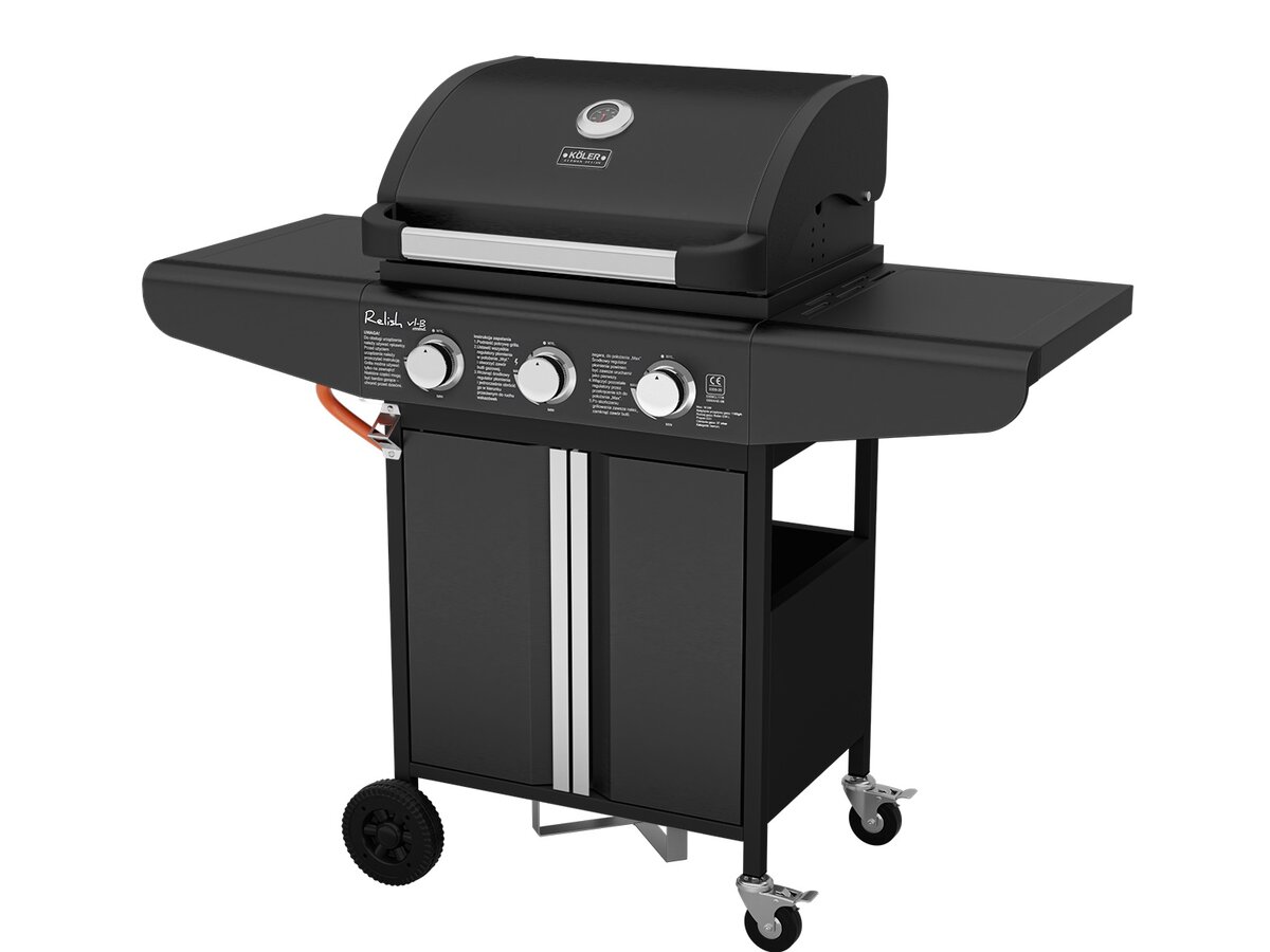 Grill gazowy KOLER Relish v1 Compact Czarny sklep Avans.pl