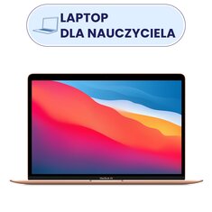 Laptop APPLE MacBook Air 13.3 Retina M1 8GB RAM 256GB SSD macOS Złoty