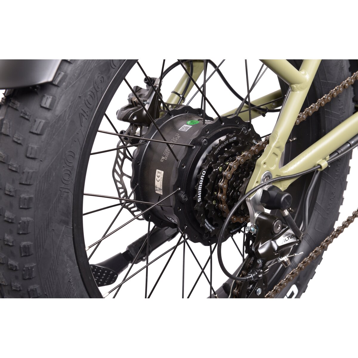 Rower elektryczny LOMBARDO Aurelia U16 20 cali Zielony mat sklep