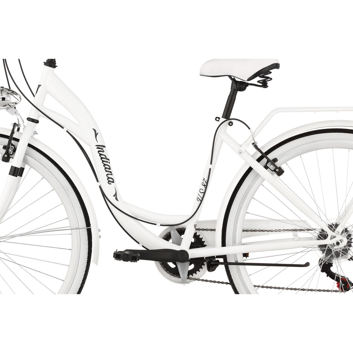 Rower miejski INDIANA Moena S7B 28 cali damski Biały sklep Avans.pl