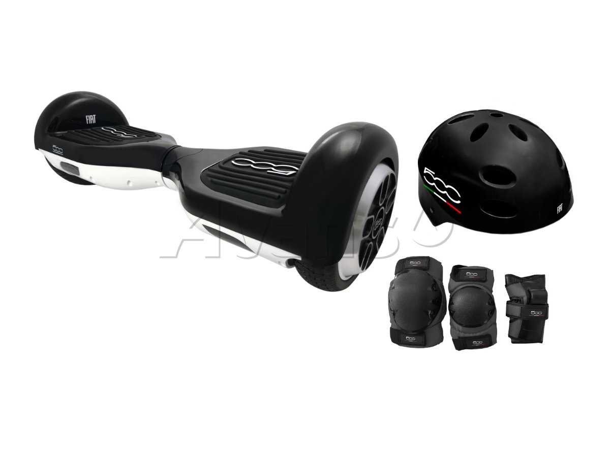 Deskorolka elektryczna hoverboard FIAT 500 6.5 Czarno