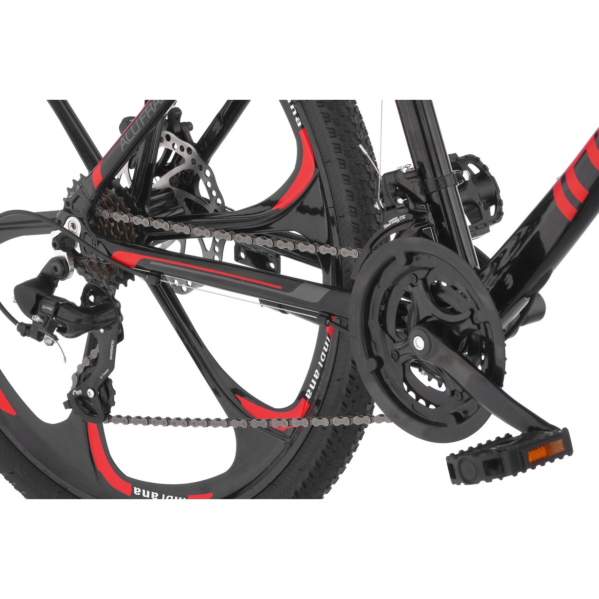 Rower górski MTB INDIANA X-Rock 3.6 M17 26 cali męski Czarno-czerwony ...