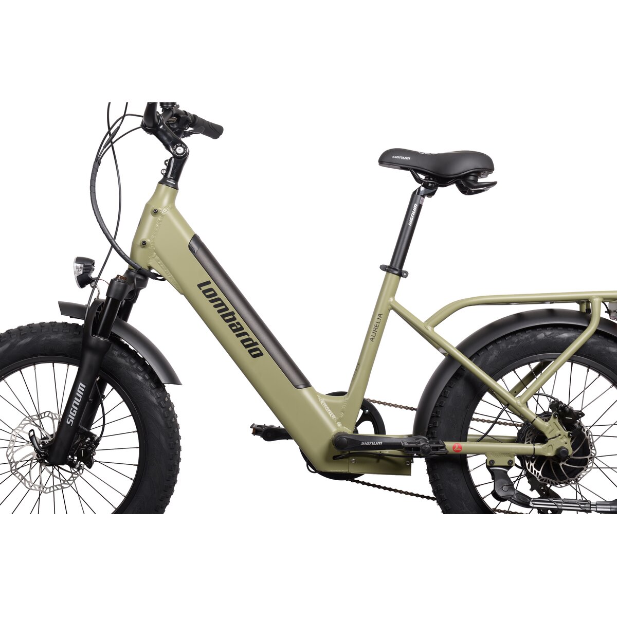 Rower elektryczny LOMBARDO Aurelia U16 20 cali Zielony mat sklep