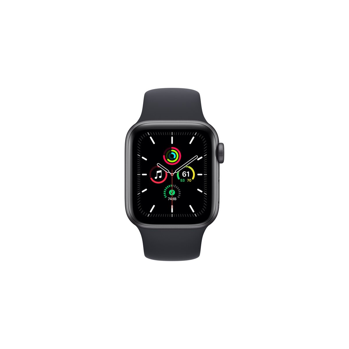 APPLE Watch SE GPS 44mm koperta z aluminium (gwiezdna szarość) + pasek