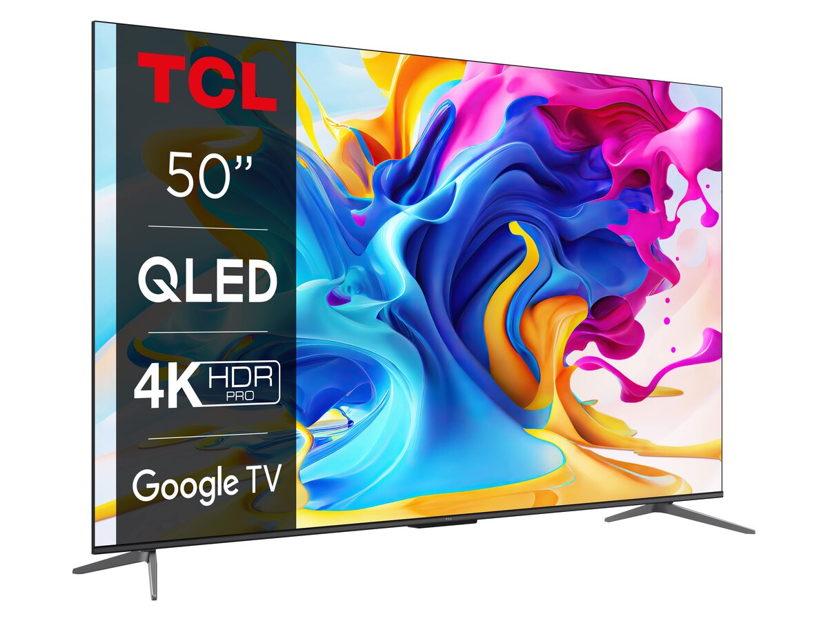 Telewizor TCL 50C645 50" QLED 4K Google TV Dolby Vision Dolby Atmos
