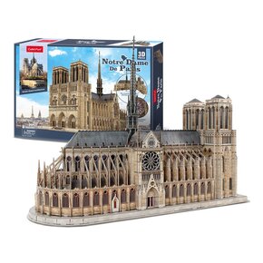 Puzzle 3D CUBIC FUN Budowle Świata Katedra Notre Dame MC260H