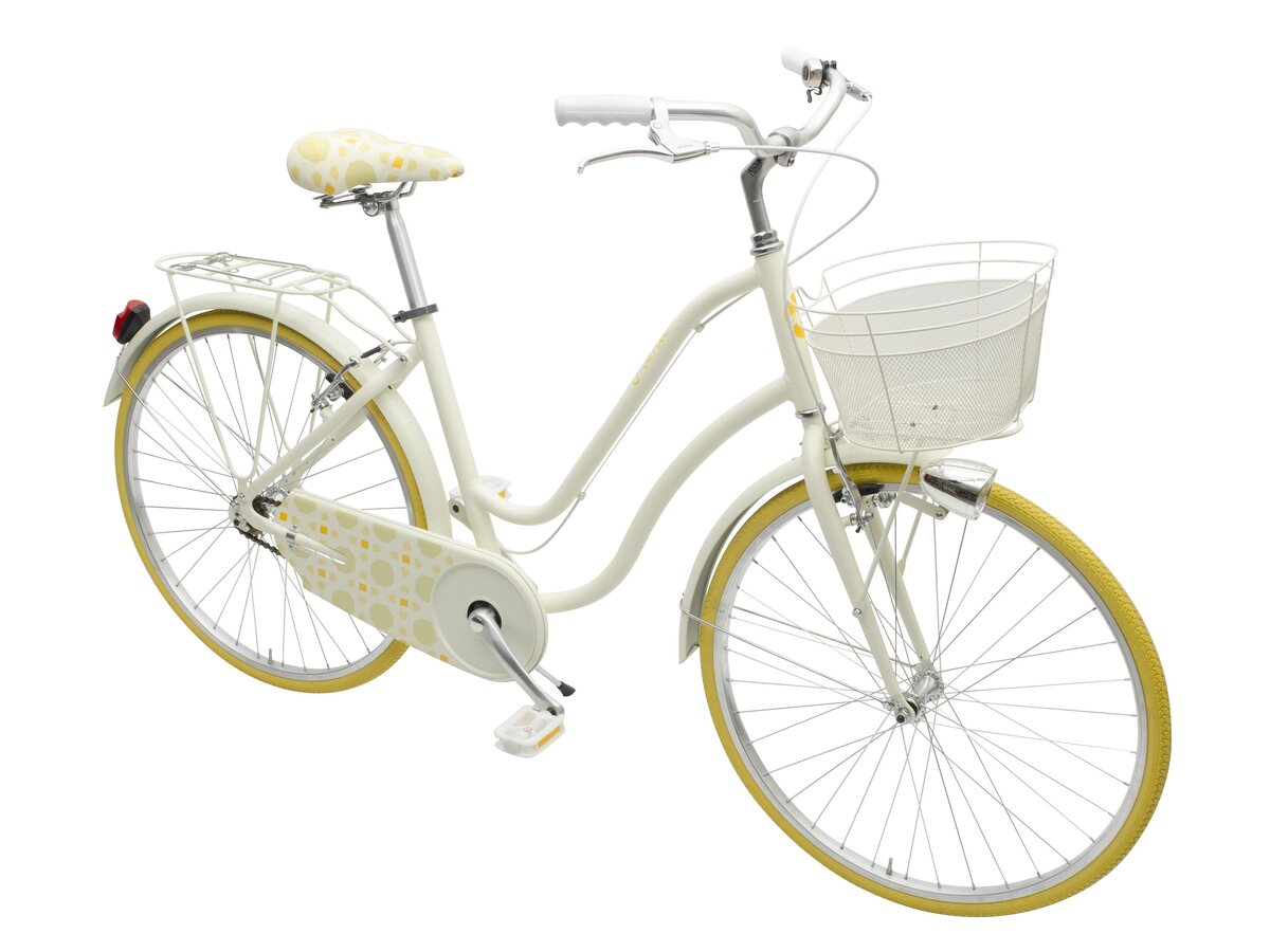 Rower miejski z koszykiem MBM 910 Mima 1B 26 cali damski Żółty sklep