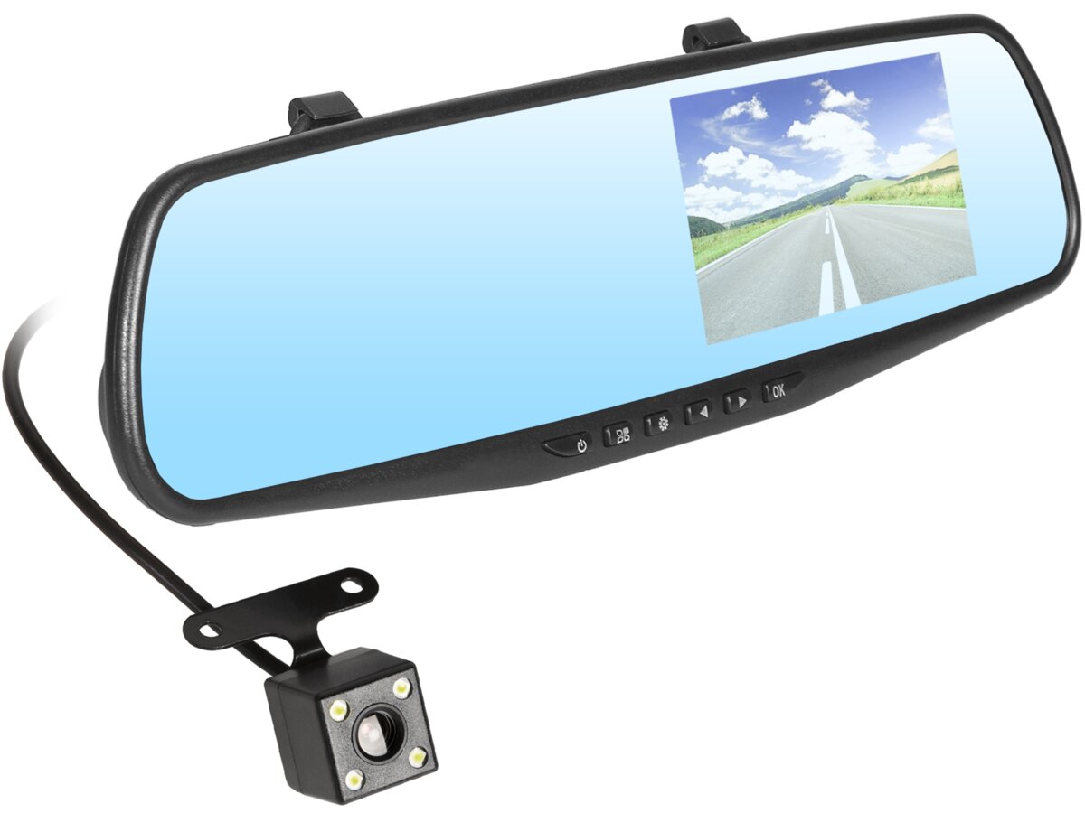 Wideorejestrator TRACER Mobi Mirror FHD + Kamera dodatkowa sklep