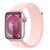 APPLE Watch 9 GPS + Cellular 45mm koperta z aluminium (różowy) + opaska sportowa (jasnoróżowy)