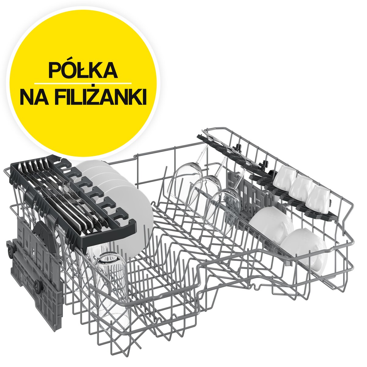Zmywarka BEKO BDFS26123AQ b300 Antracyt AquaIntense, szuflada na ...