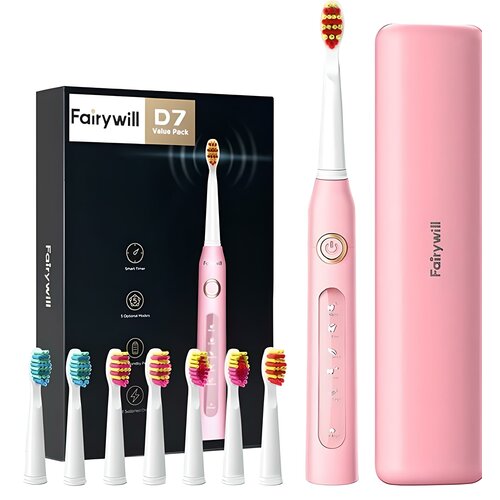 Szczoteczka Soniczna Fairywill Fw 507 Plus Rozowy Sklep Internetowy Avans Pl