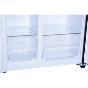 Lodówka MPM-427-SBS-03/N Side by Side No frost 177cm Czarny