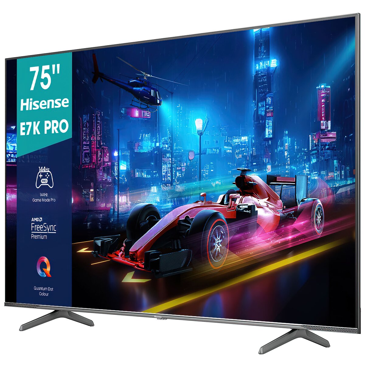 Telewizor HISENSE 75E7KQ Pro 75" QLED 4K 144HZ Dolby Vision Dolby Atmos