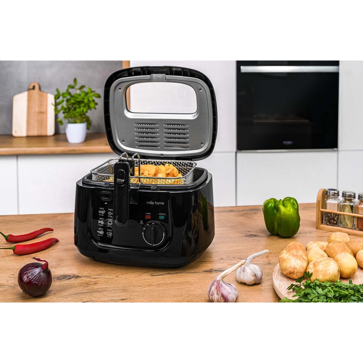 Frytkownica MILLA HOME MOF300K sklep Avans.pl