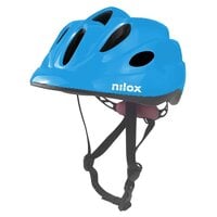 Kask rowerowy NILOX LED Niebieski (rozmiar S/M)