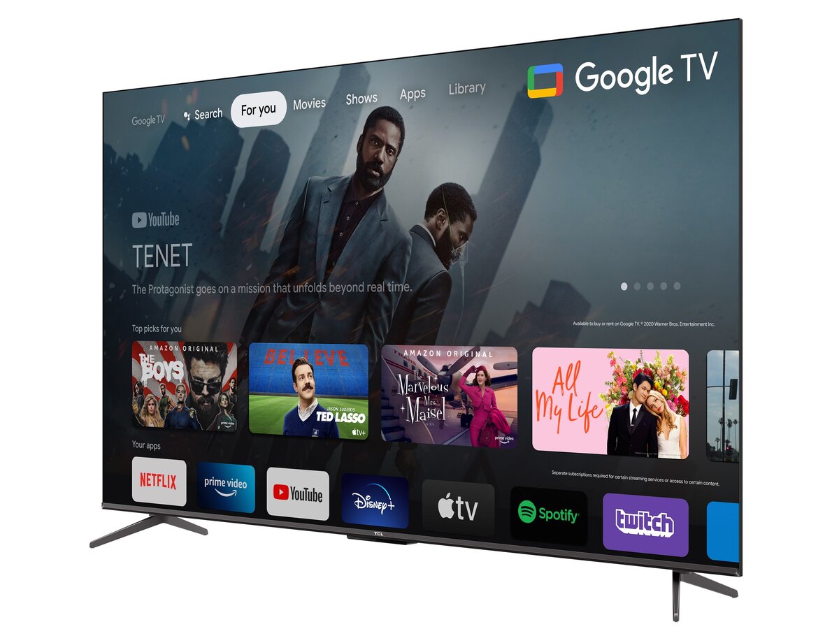 Telewizor TCL 43P735 43" LED 4K Google TV Dolby Atmos Dolby Vision HDMI