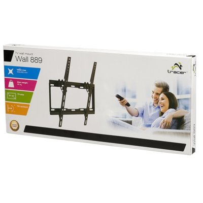 Uchwyt TRACER do TV 32 - 55 cali Wall 889 Czarny Uchwyt TRACER do TV 32 - 55 cali Wall 889 Czarny