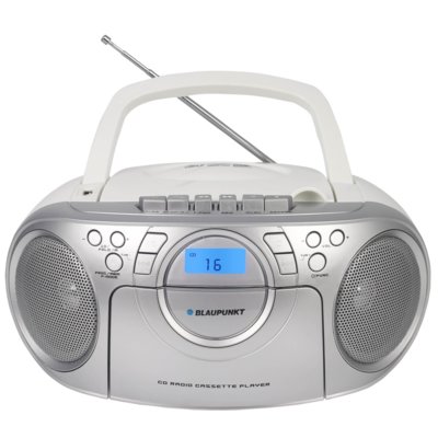Radioodtwarzacz BLAUPUNKT BB16WH Srebrno-biały Radioodtwarzacz BLAUPUNKT BB16WH Srebrno-biały