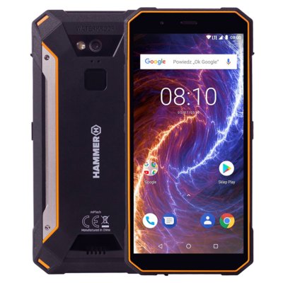 Smartfon HAMMER Energy 18X9 Czarno-pomarańczowy Smartfon HAMMER Energy 18X9 Czarno-pomarańczowy