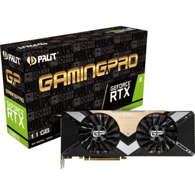 Karta graficzna PALIT GeForce RTX 2080Ti GamingPro 11GB Karta graficzna PALIT GeForce RTX 2080Ti GamingPro 11GB