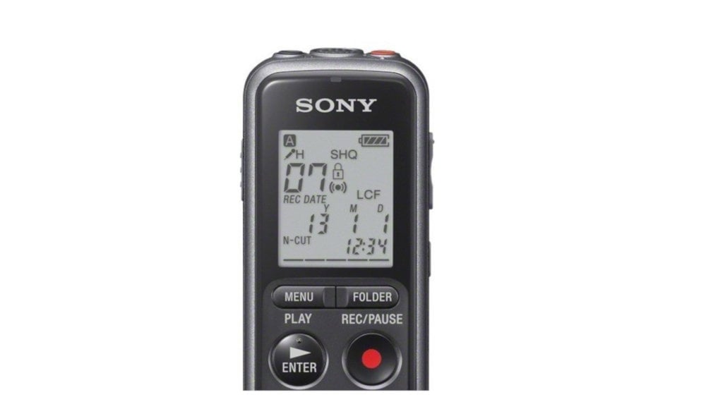 Dyktafon SONY ICD-PX240 - Wyświetlacz