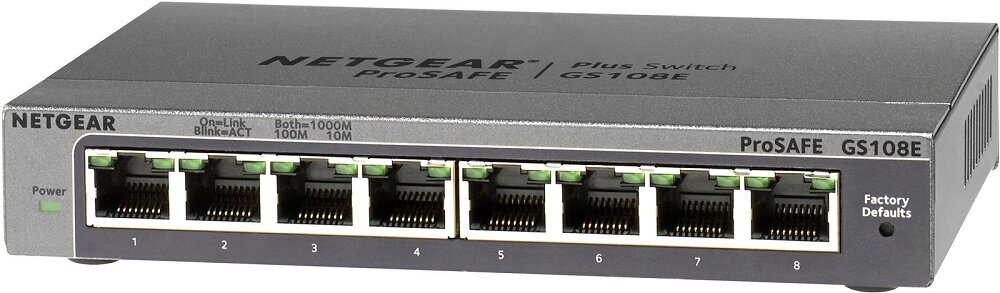 Switch NETGEAR GS108E - optymalizacja sieci nadanie priorytetu transmitowanych danych