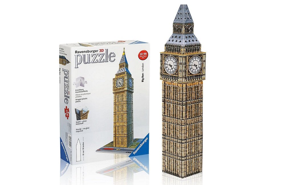 Puzzle 3D RAVENSBURGER Big Ben Wspaniała zabawa Rozrywka dla całej rodziny
