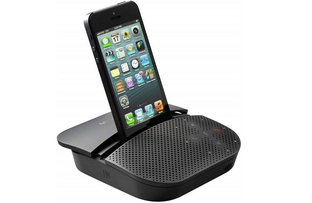 Zestaw głośnomówiący LOGITECH Mobile P710e Przekształć natychmiastowo dowolne miejsce pracy w salę konferencyjną Umożliwia obsługę połączeń bez użycia rąk i zapewnia doskonały dźwięk dla telefonu lub tabletu