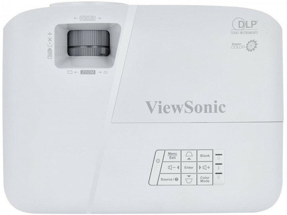 Projektor VIEWSONIC PA503X licznik czasu funkcja Blank Timer możliwość automatycznego przejścia w stan uśpienia