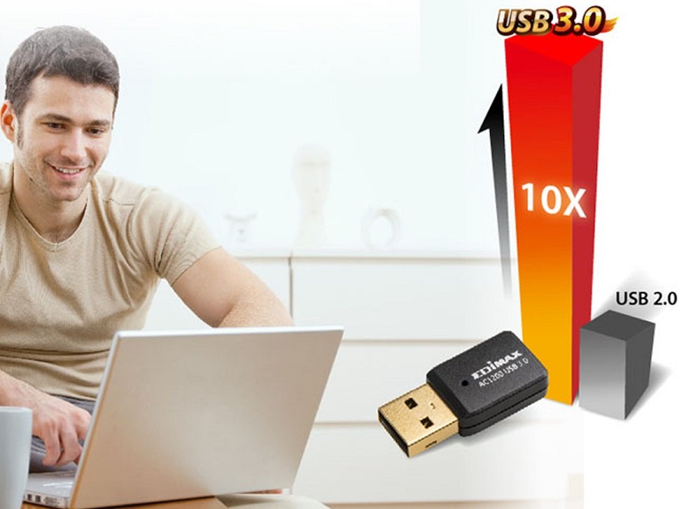 Karta sieciowa EDIMAX EW-7822UTC USB 3.0 szybkość