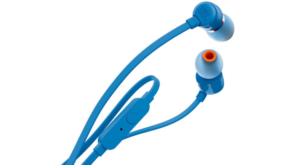 Słuchawki Dokanałowe JBL T110 Niebieski - ogólny