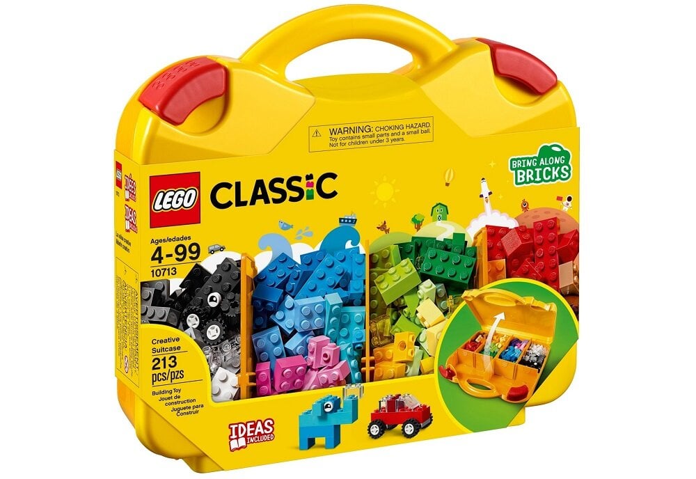 LEGO Classic Kreatywna walizka 10713 - idealna na pierwszy zestaw dla dziecka dobry pomysł na prezent