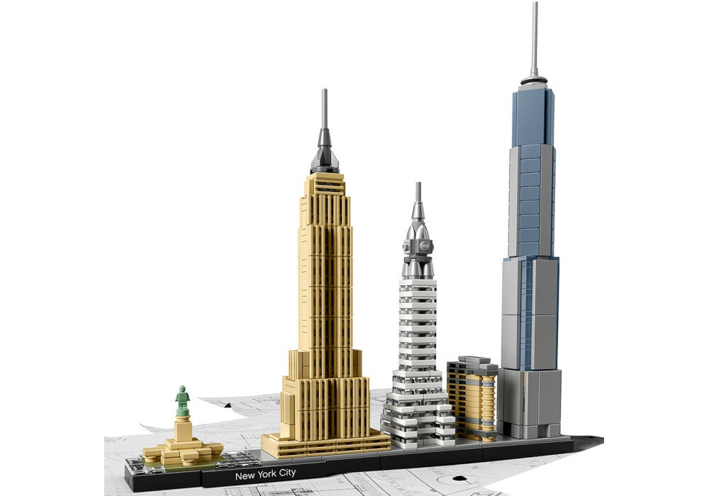 LEGO Architecture Nowy Jork 21028 wyglad ogolny front